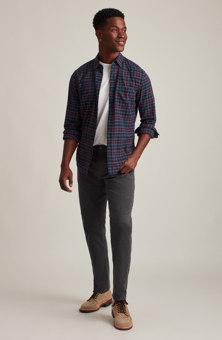 Bonobos Cotton Stretch Corduroy 5-Pocket Pants, Alternate, color, Forged Iron