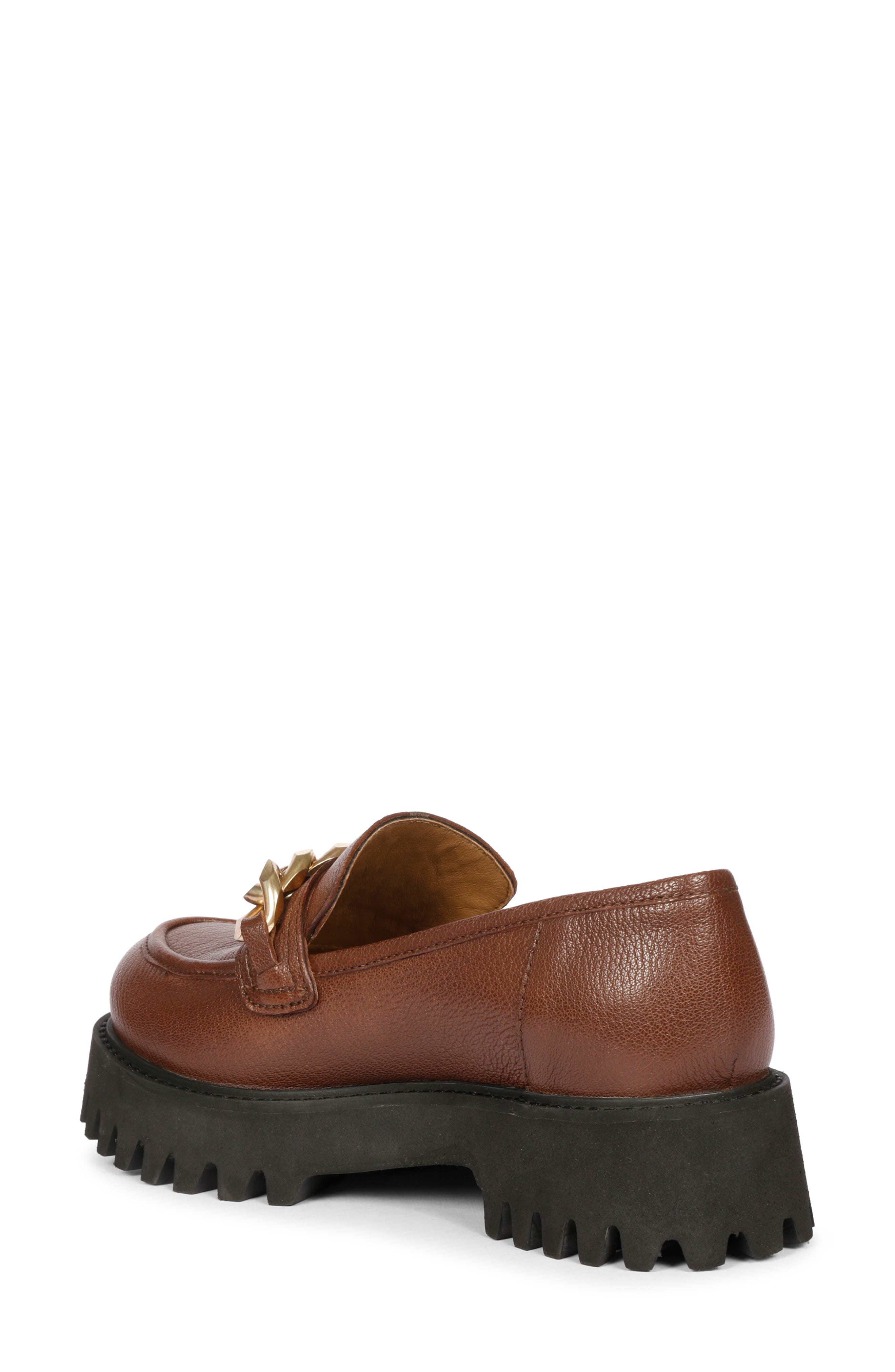 SAINT G Donna Platform Loafer, Alternate, color, Brown