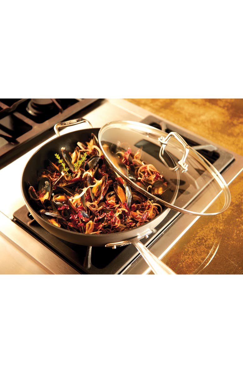 All-Clad 12-Inch Hard Anodized Aluminum Nonstick Chef's Pan, Alternate, color,