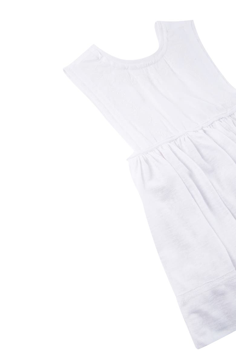 Truce Kids' Sleeveless Knit Babydoll Top, Alternate, color, White