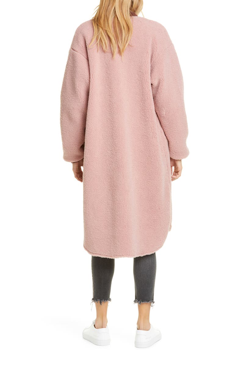 THE GREAT. Longline Bomber Coat, Alternate, color, 
