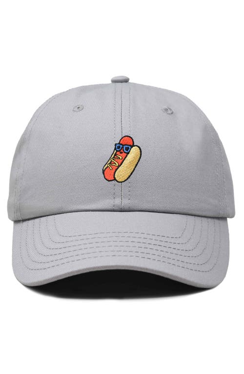 Dalix Dog Days Embroidered Casual Cap In Gray
