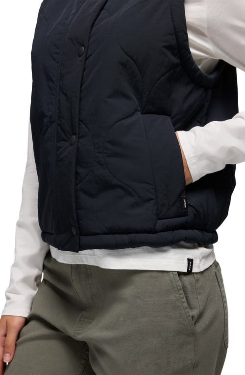Prana Encinitas Quilted Vest In Blue