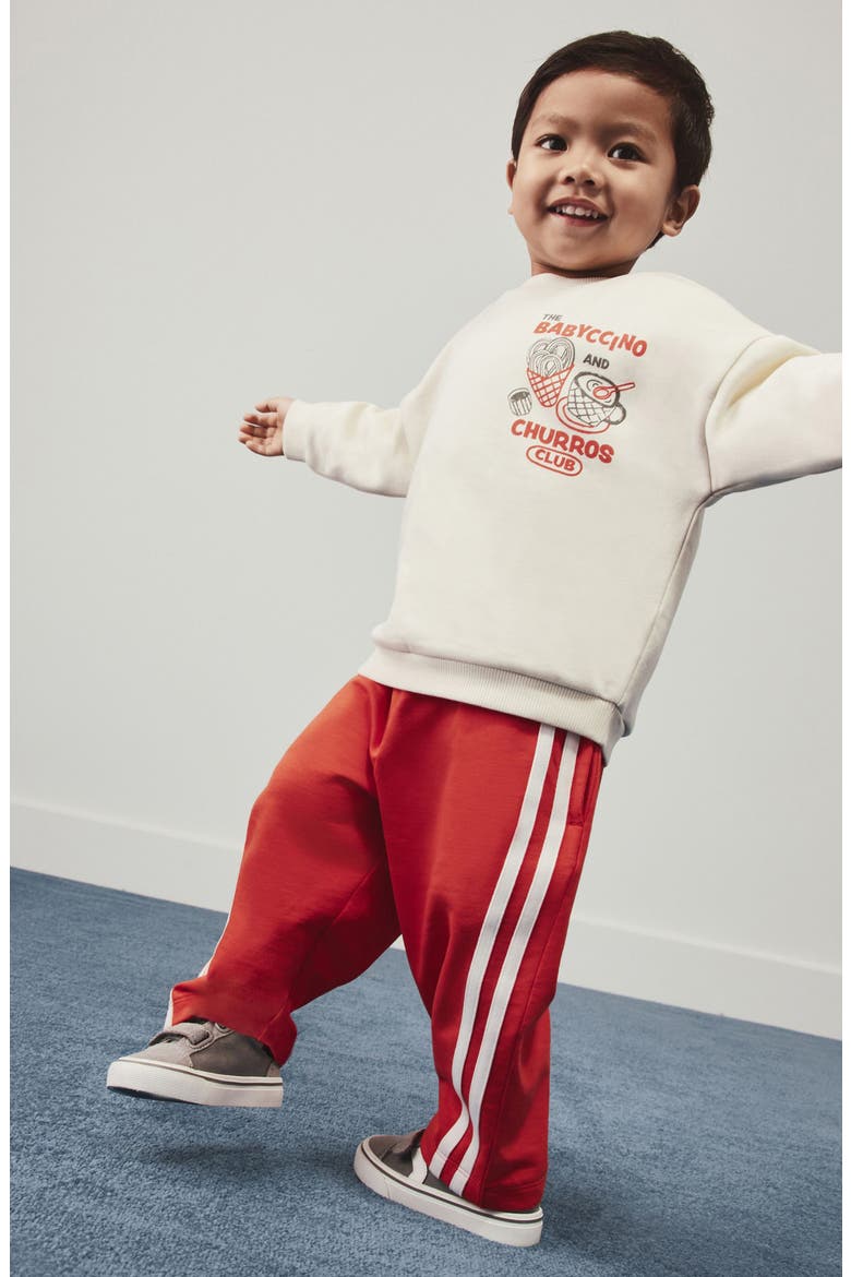 Kids' Graphic Sweatshirt & Track Pants Set, Alternate, color, MULTI