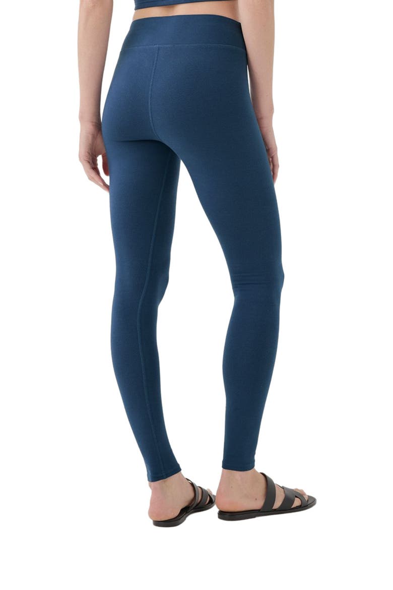 PureFit Legging Made With Organic Cotton, Alternate, color, French Navy