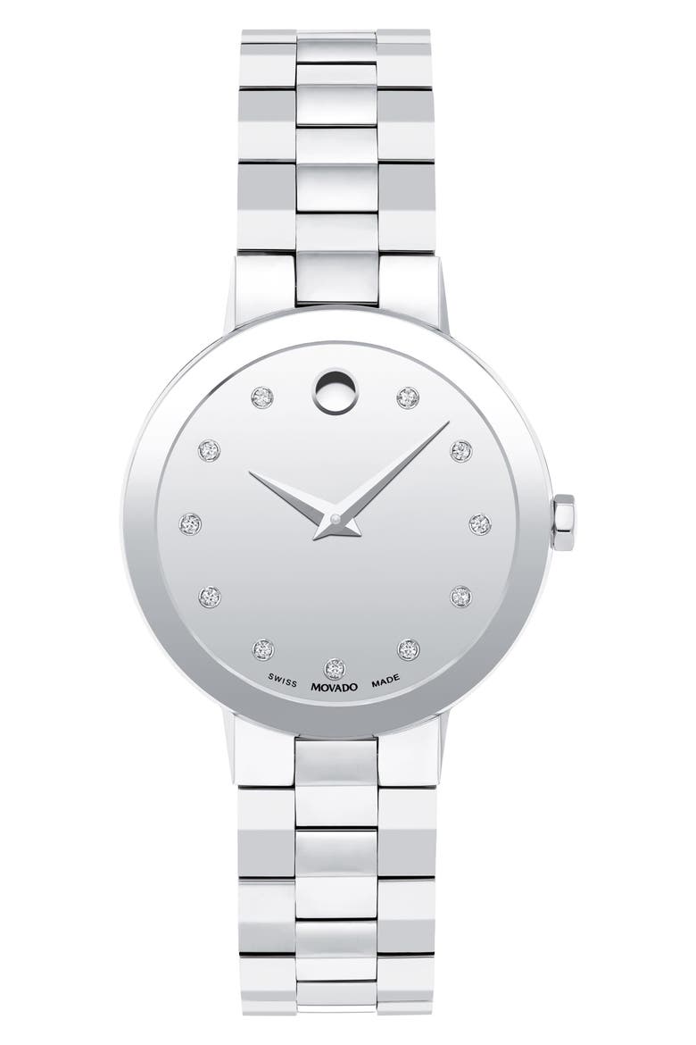 Bracelet Watch, Main, color, SILVER DIAL