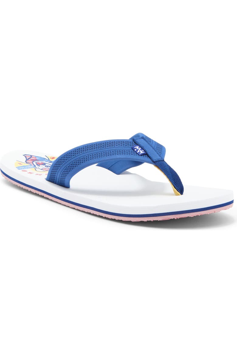 IZOD Dog Americana Flip Flop, Main, color,