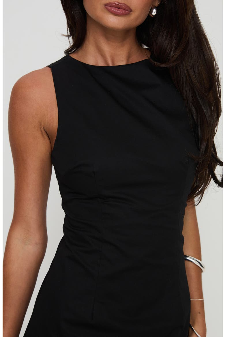 Yumiko Sleeveless Romper, Alternate, color, BLACK