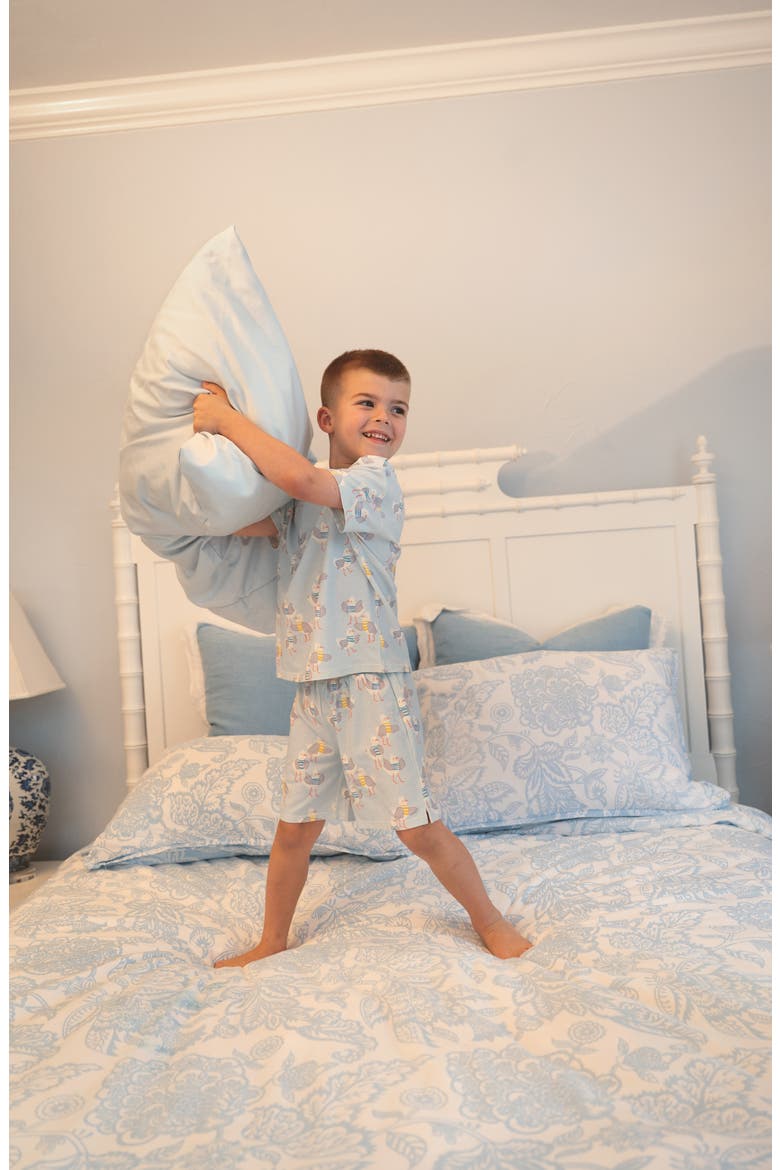 Kids' Gulls Wanna Have Fun Fitted Two-Piece Pajamas, Alternate, color, GULLS WANNA HAVE FUN