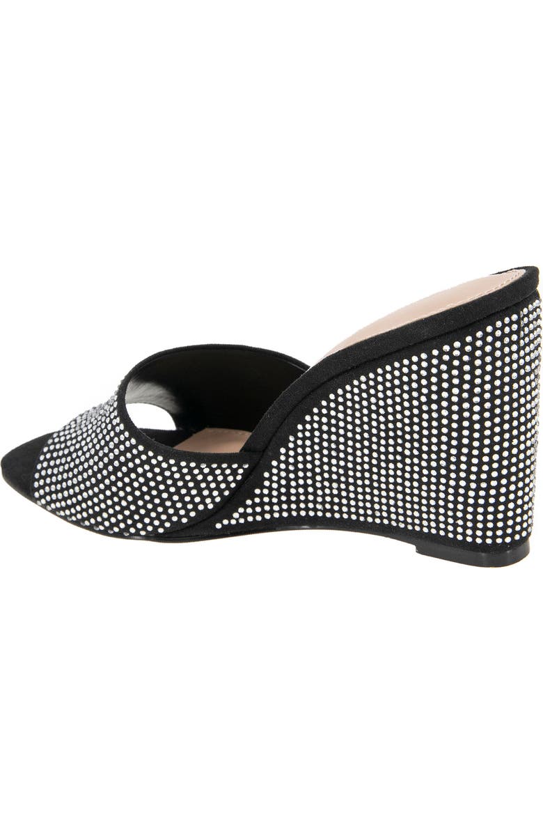 BCBGeneration Giani Wedge Slide Sandal, Alternate, color, Black/Clear