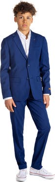 OppoSuits Kids' Daily Deep Blue Two-Piece Suit