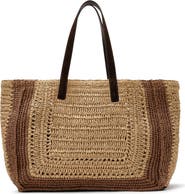 Reiss Rosia Raffia Tote