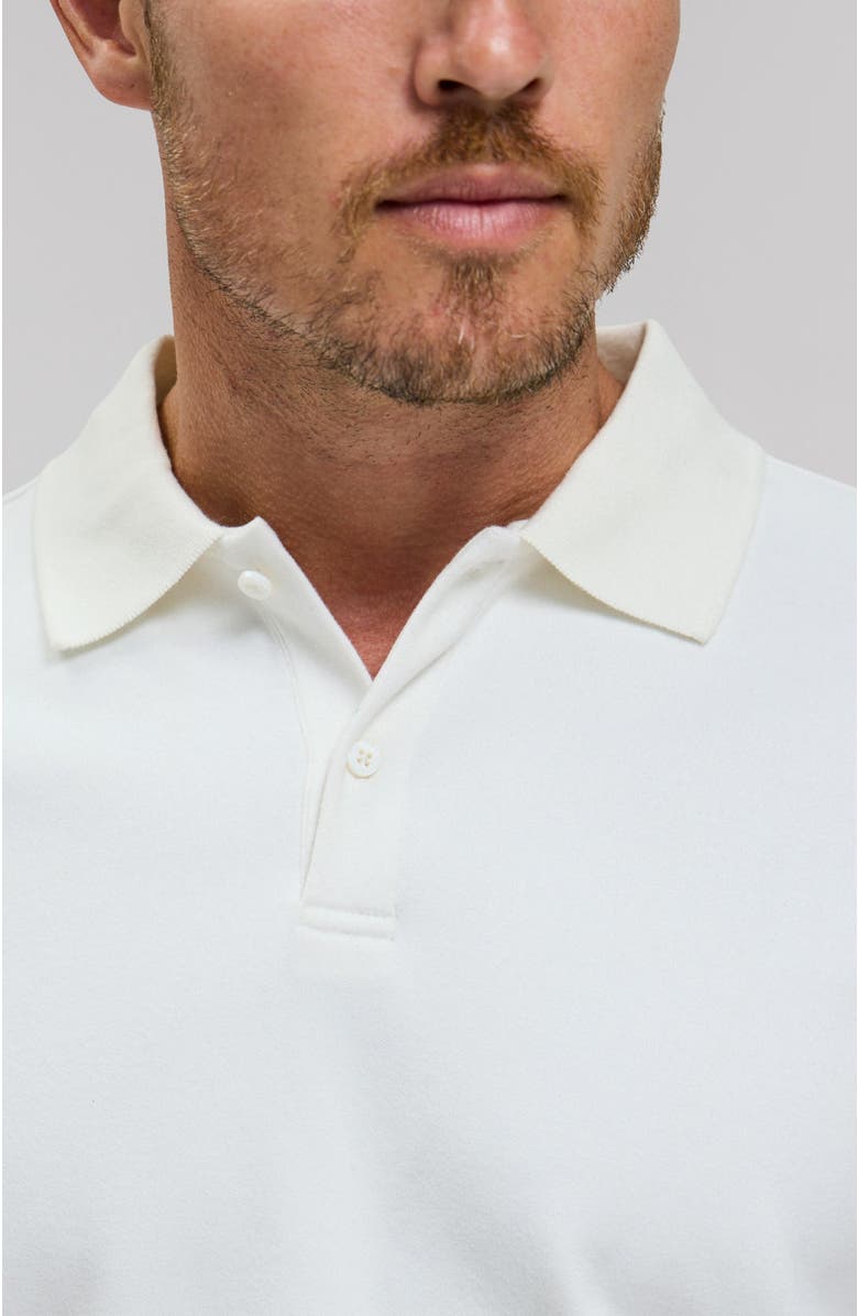 Rye 51 The Braden Long Sleeve Polo, Alternate, color, White