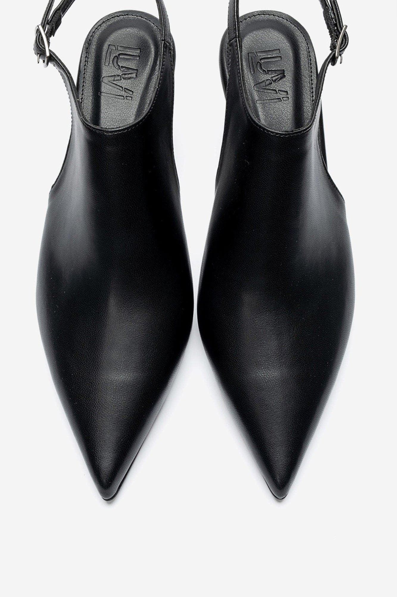Vosalie Slingback Stiletto Pump, Alternate, color, Black