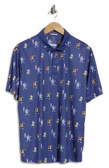 Combs Snack Print Golf Polo