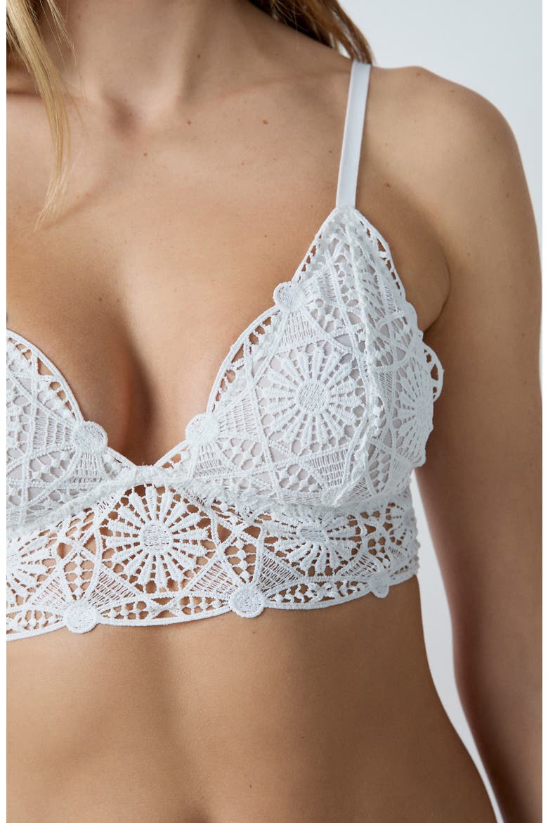 Escale Triangle Bra, Alternate, color, WHITE