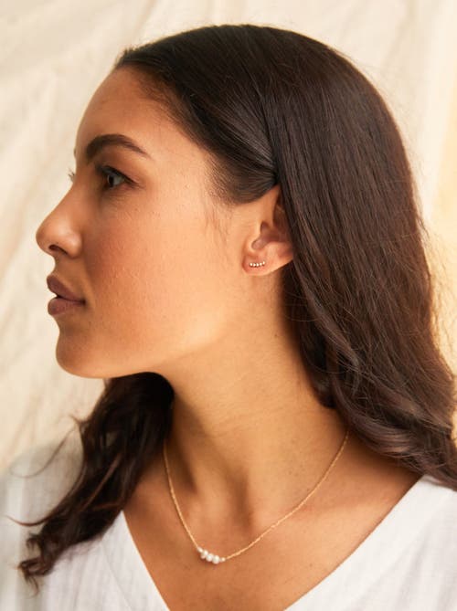 Able Caesar Stud Earrings In Gold