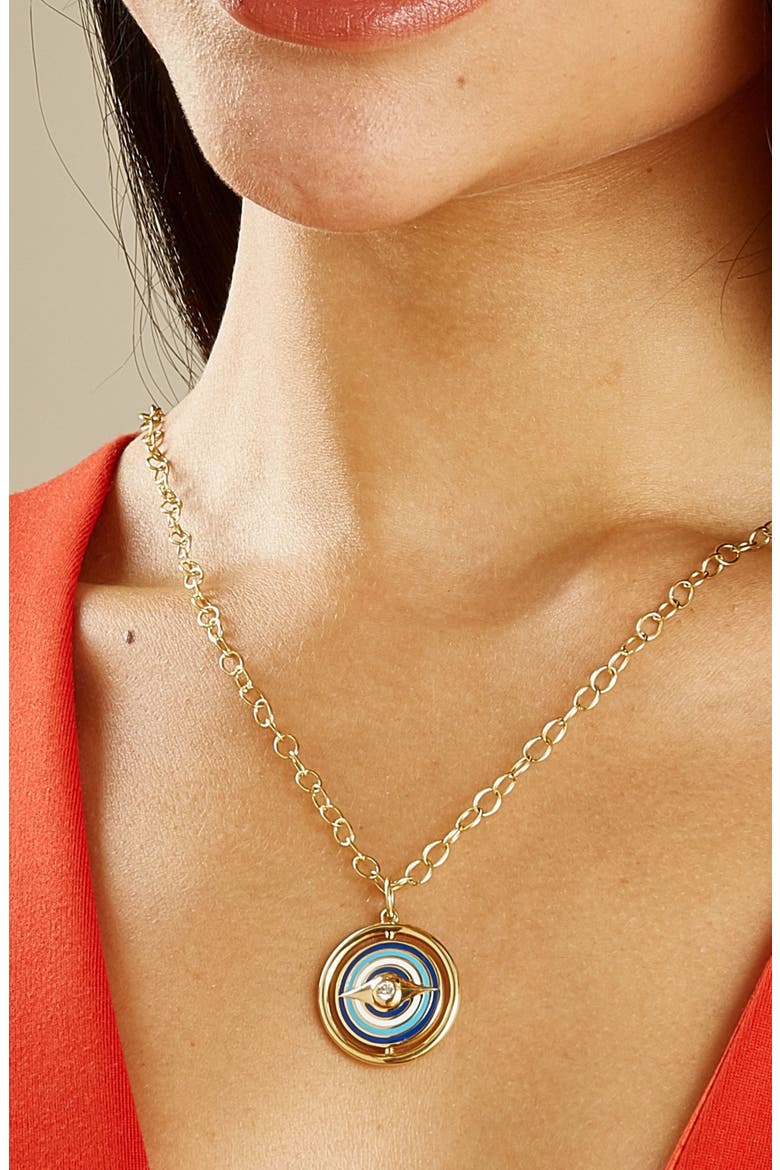 Reversible Celestial Vision Charm, Alternate, color, Yellow Gold