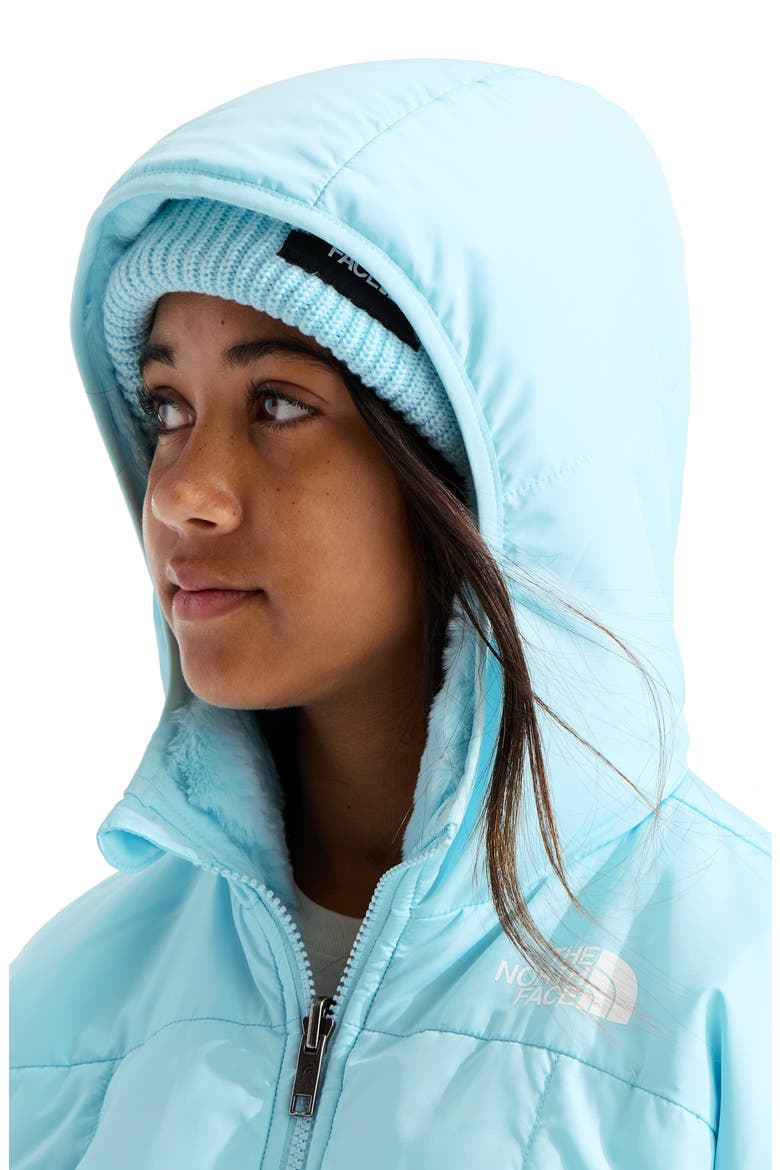 Kids' Shasta Water Repellent Reversible Hooded Jacket, Alternate, color, GLACIER