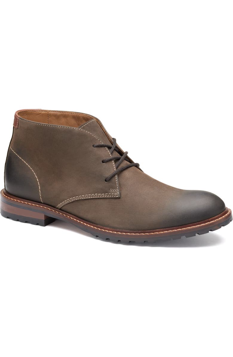 Johnston & Murphy Boswell Chukka Boot, Main, color, Brown Oiled Full Grain