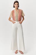 Exquise Savanah High Waist Wide Leg Denim Trousers