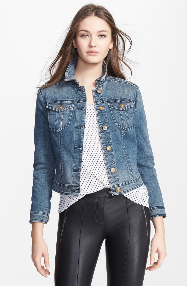 Burberry Brit Denim Jacket, Main, color,