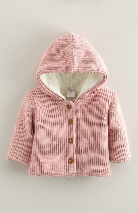 Fleece Lined Hooded Cardigan (Baby)