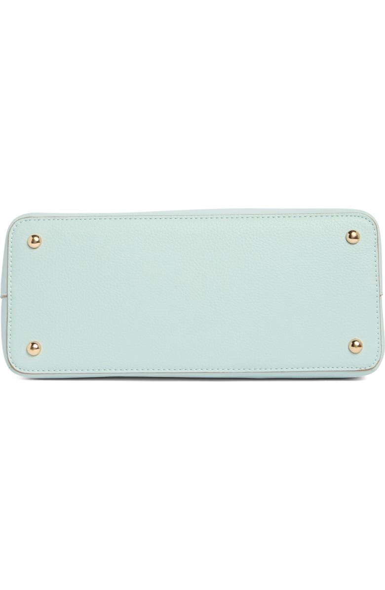 Nanette Lepore Sybil Braided Handle Shoulder Bag, Alternate, color, Surf Spray
