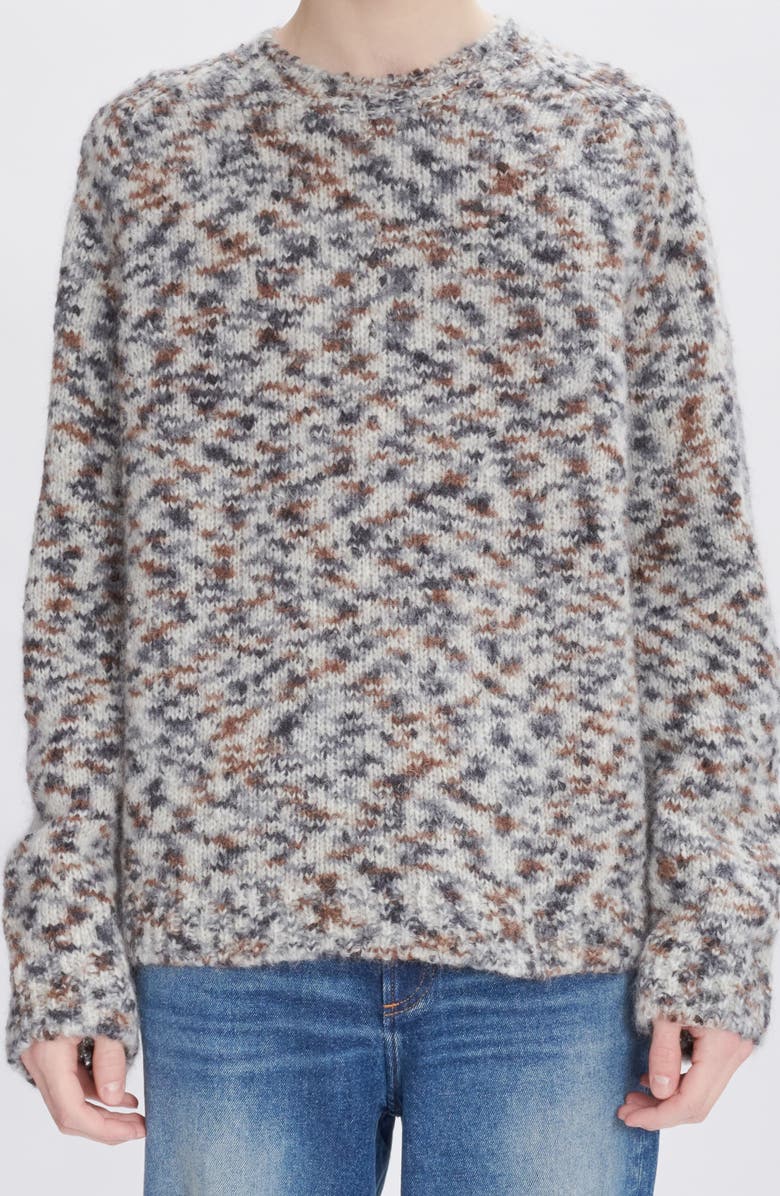 A.P.C. Heather Wool & Mohair Sweater, Alternate, color, 