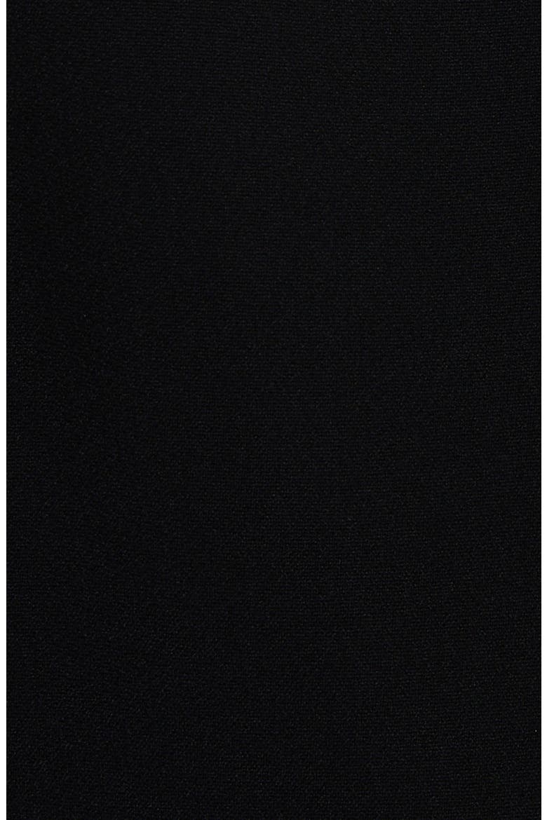 Embellished Long Sleeve Cutout Gown, Alternate, color, BLACK