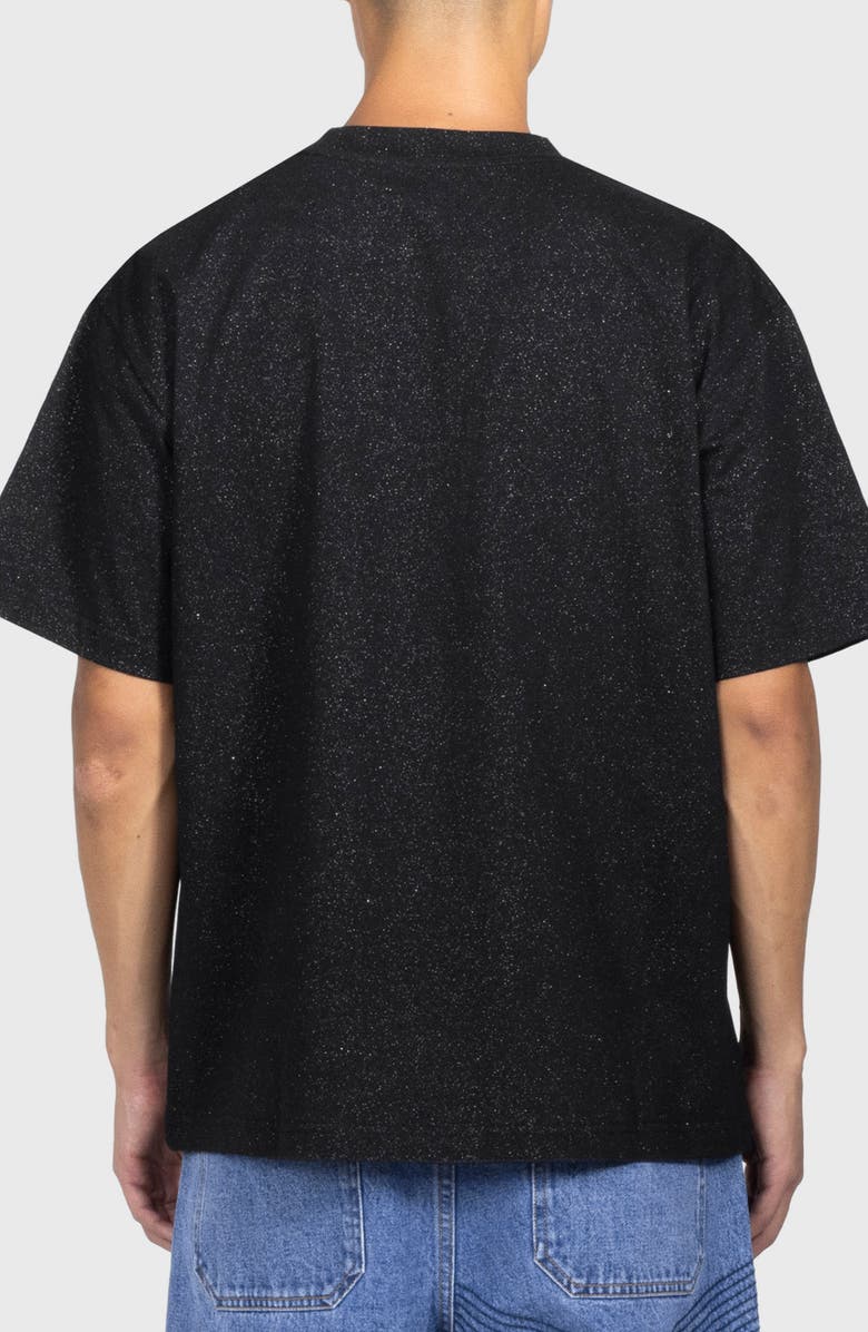 PLEASURES Starry Heavyweight T-Shirt, Alternate, color, Black