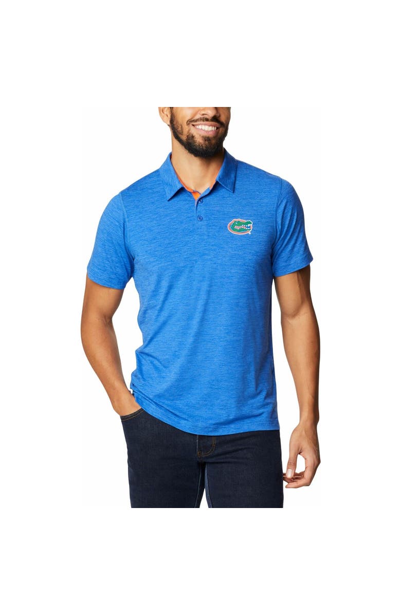 Columbia Men's Columbia Royal Florida Gators Tech Trail Omni-Shade Polo, Alternate, color,