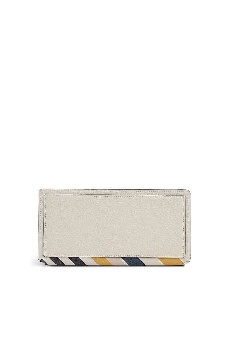 Coin Street - Print Large Bifold Wallet, Alternate, color, Chalk