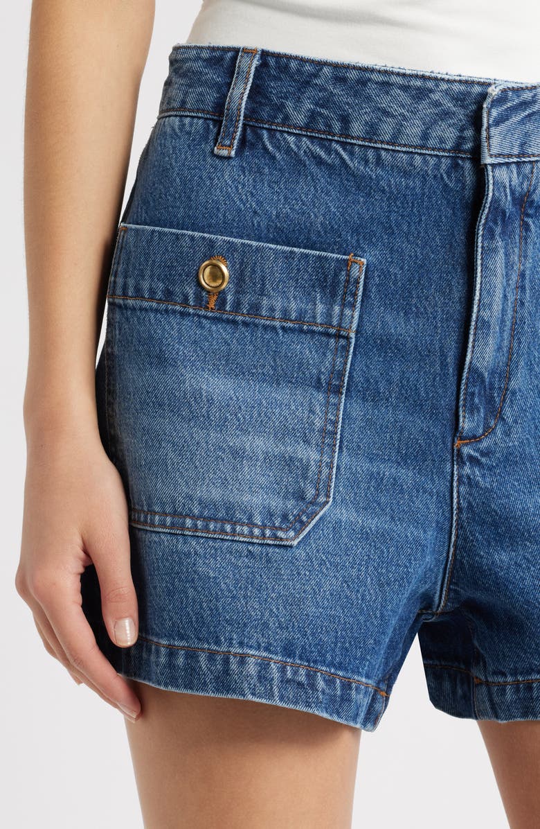 FRAME The Cruise Denim Shorts, Alternate, color, Belief