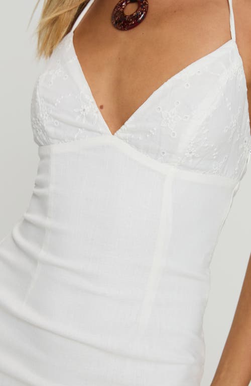 Princess Polly Duncani Stretch Cotton Minidress