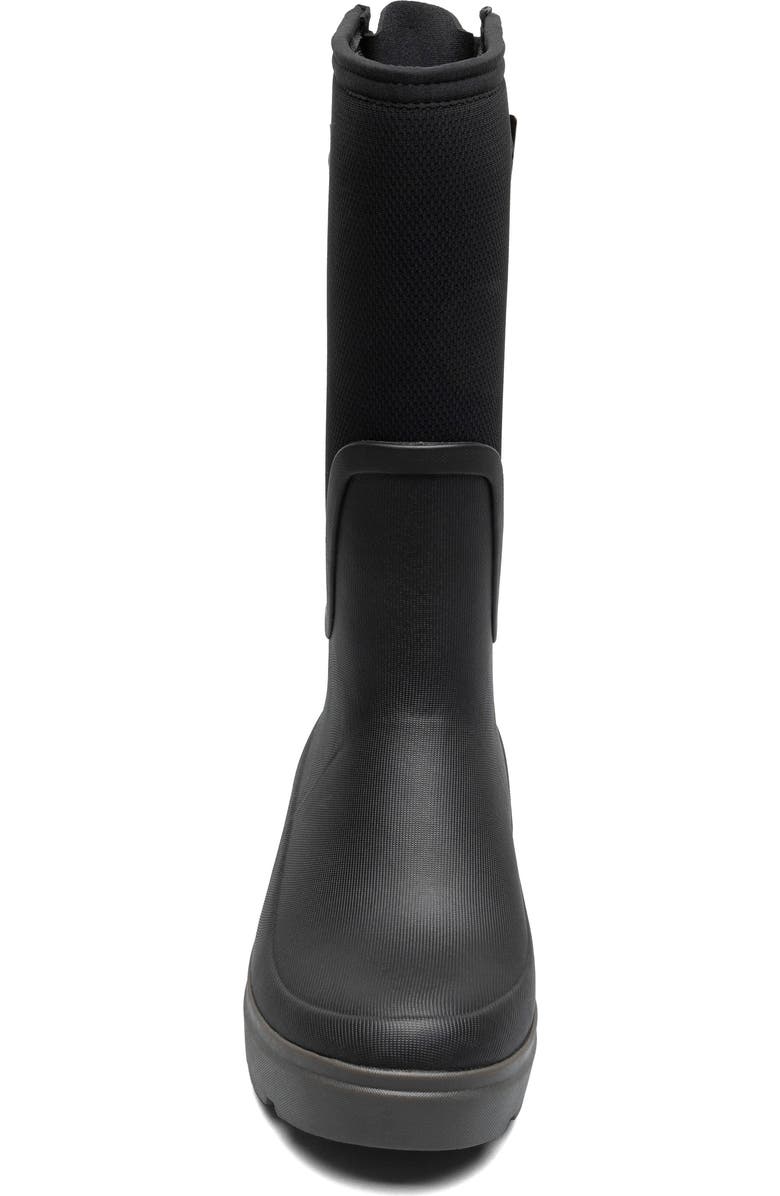 Bogs Hazel Tall Adjustable Calf Rain Boot, Alternate, color, Black