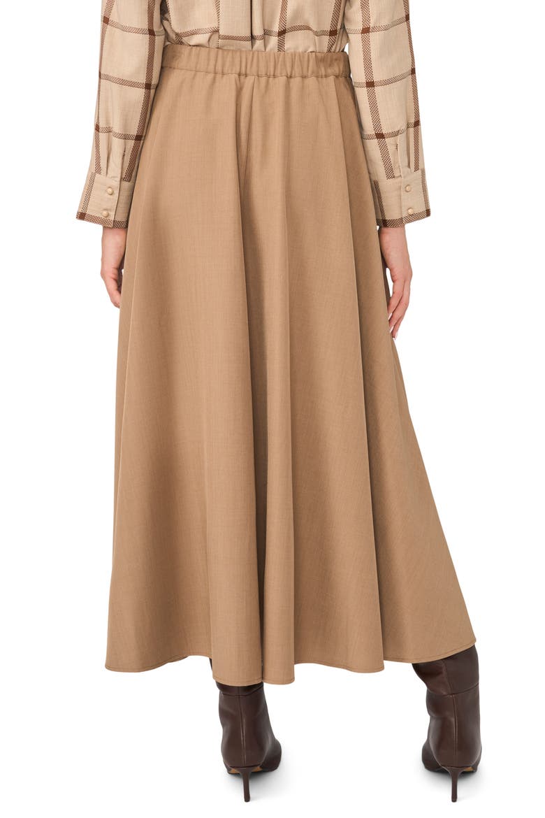 Wide Circular Skirt, Alternate, color, TAUPE