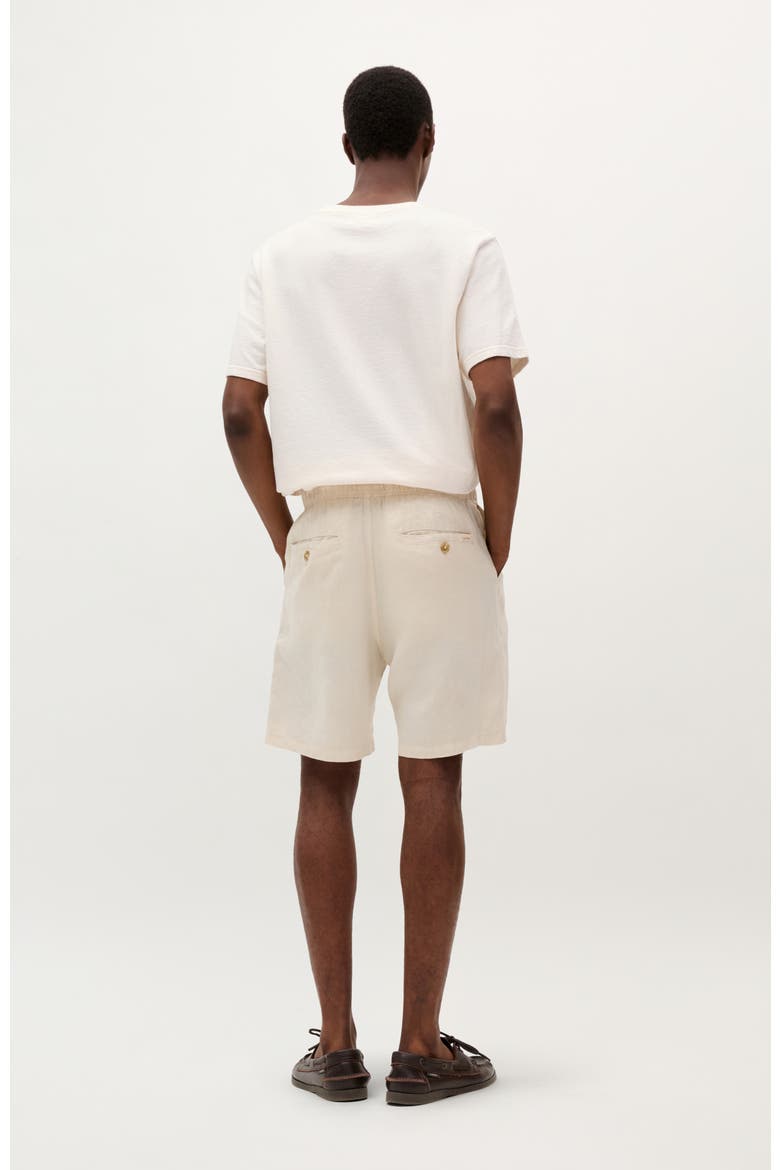 Apolo Linen Shorts, Alternate, color, Beige