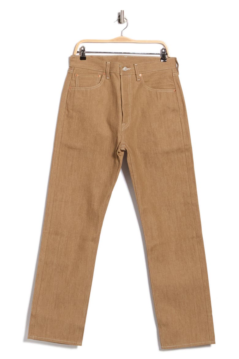 501® Original Straight Leg Jeans, Alternate, color, BEIGE RIGID STF