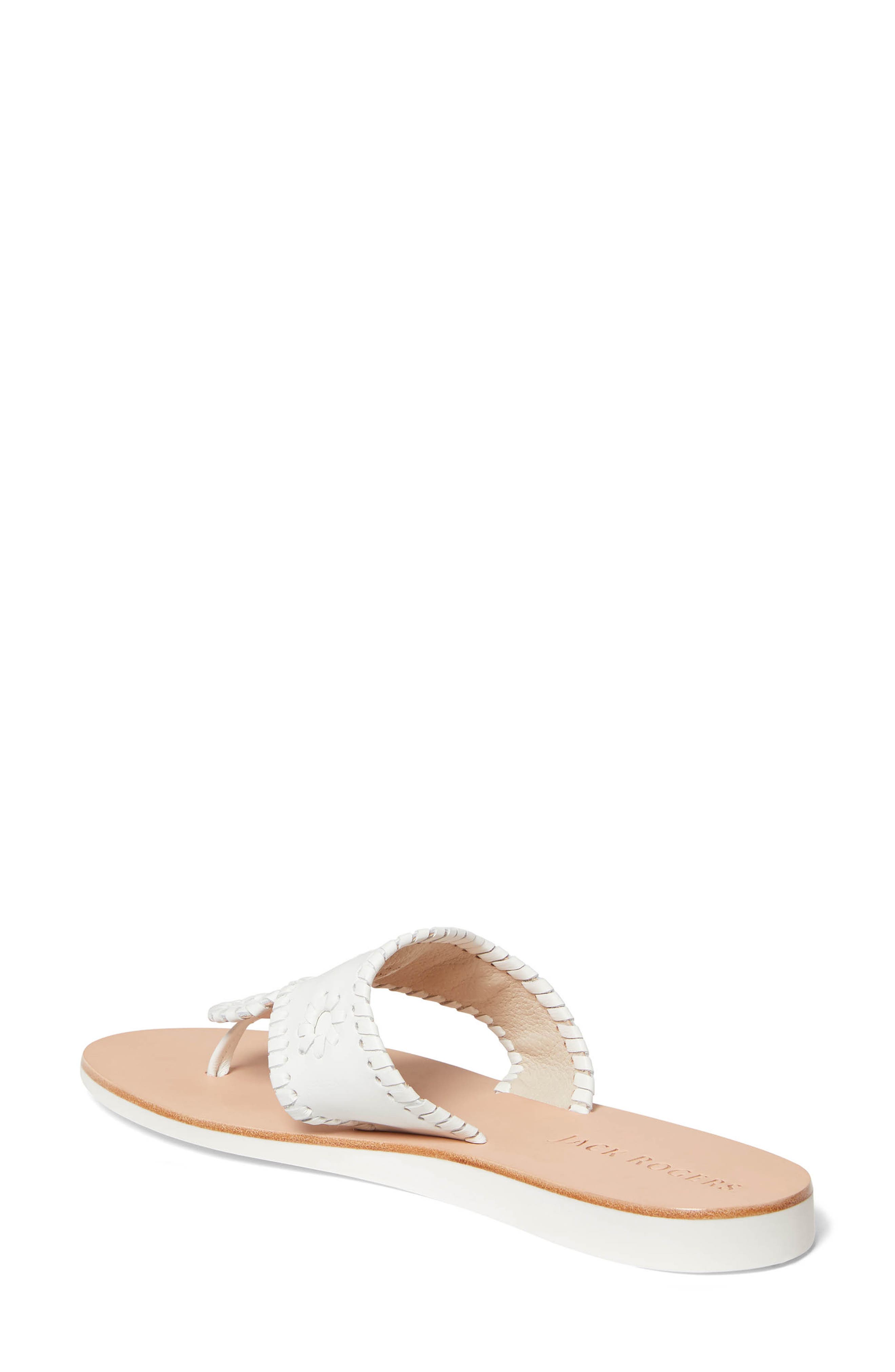 Boating Jacks Flip Flop, Alternate, color, WHITE/ WHITE