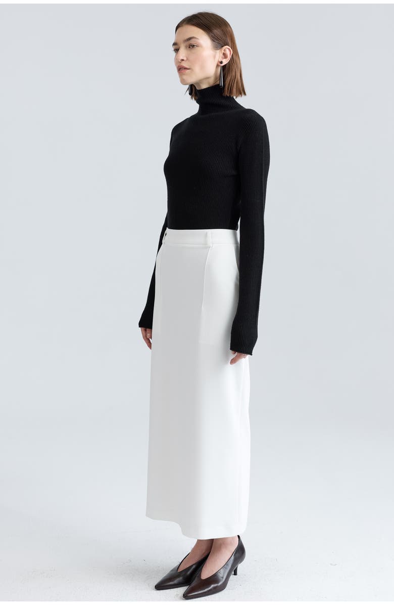Almina Concept Slim Ribbed Turtleneck, Alternate, color, 