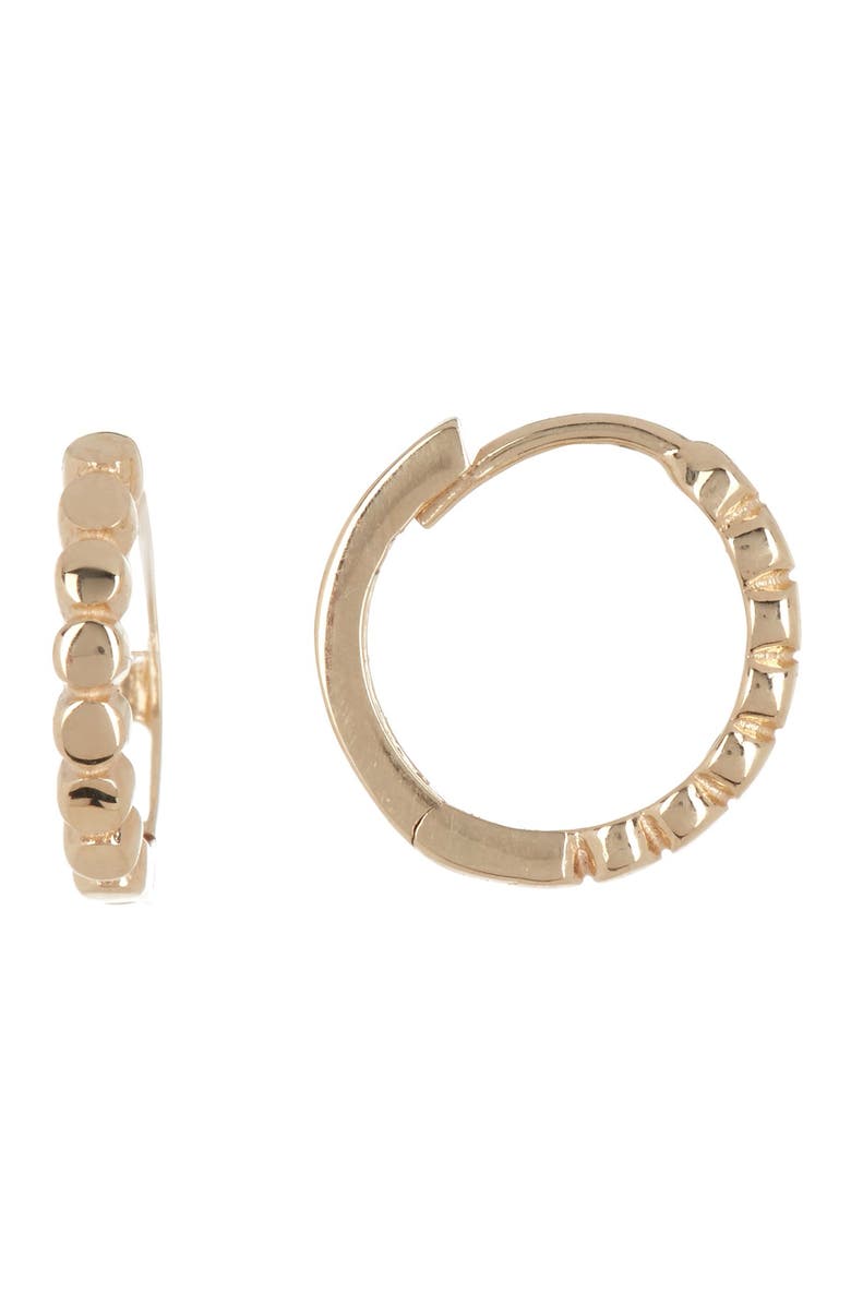 KARAT RUSH 14K Gold Huggie Earrings, Main, color,