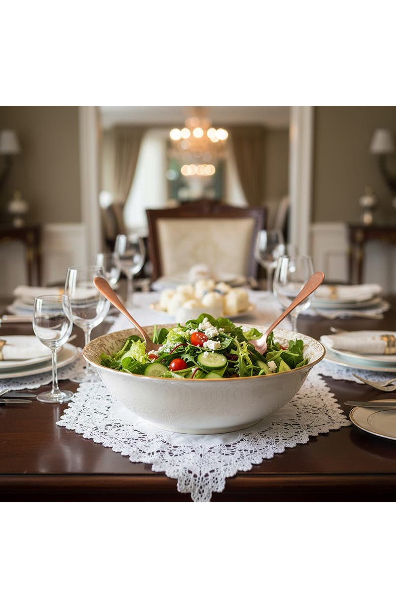 Mepra Vintage Salad Serving Set - 2 Pieces, Alternate, color, Bronze