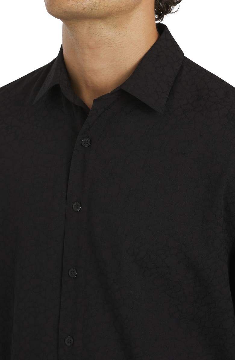 DKNY SPORTSWEAR Isaiah Button-Up Shirt, Alternate, color, Black