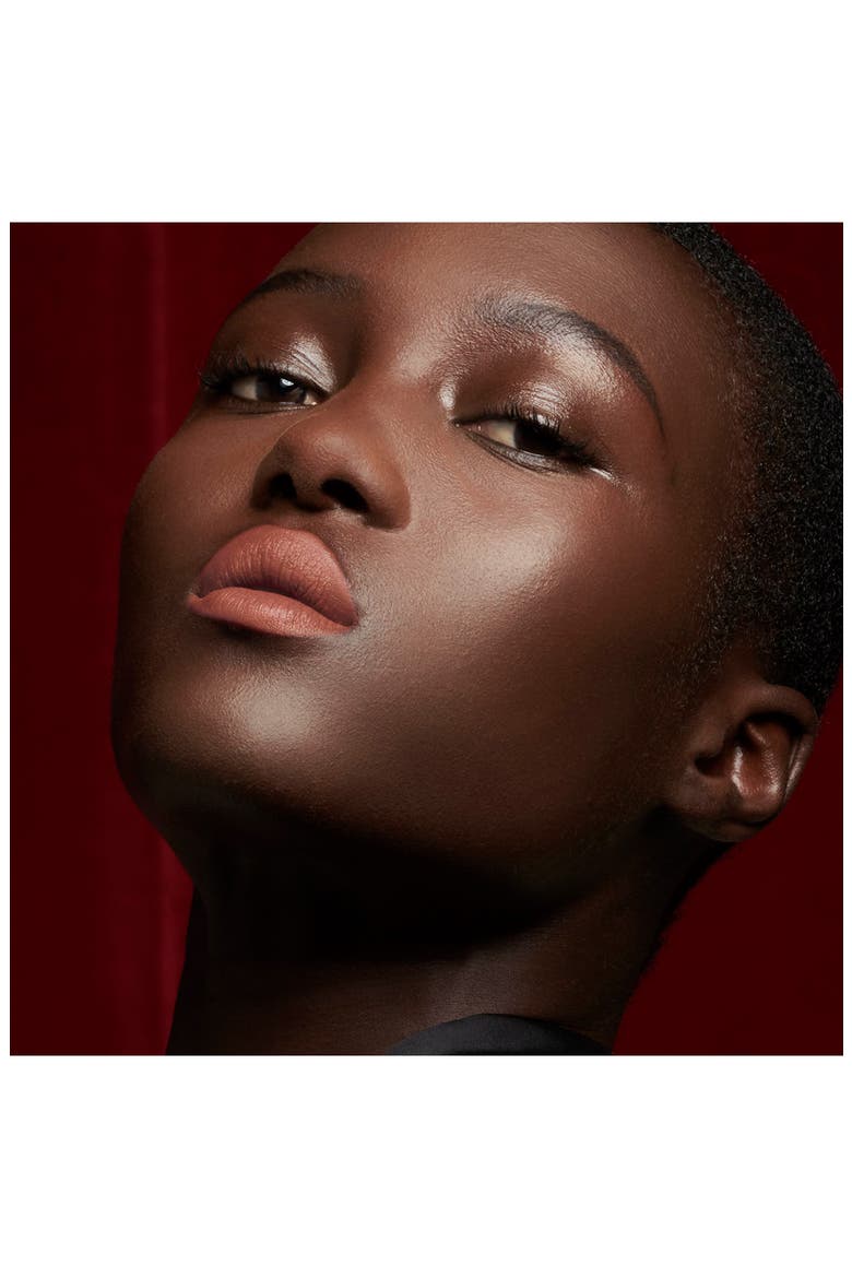 The Slim Velvet Radical Matte Lipstick, Alternate, color, 320 SCORCHING BROWN