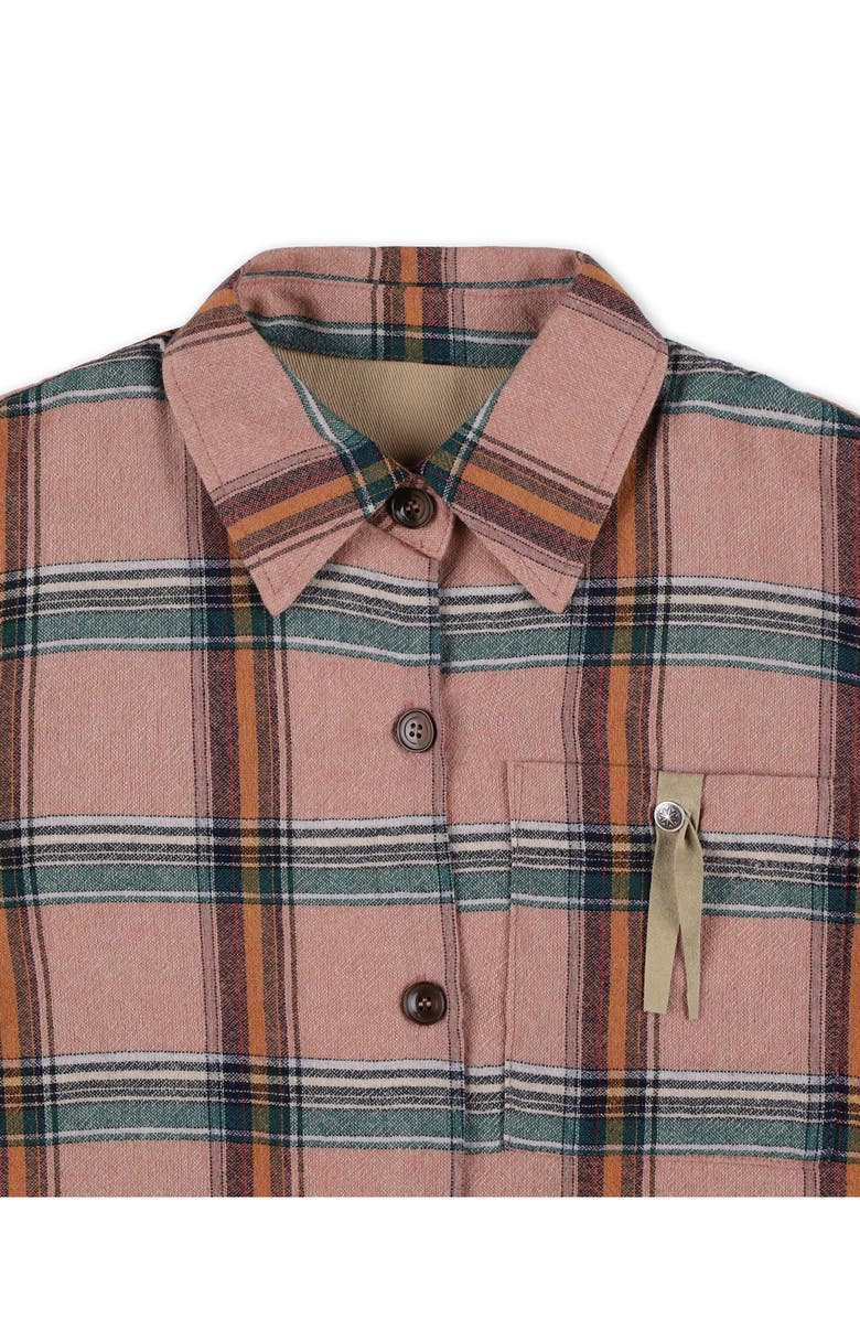 Fortela Aprilb Cotton Check Shirt, Alternate, color, Pink