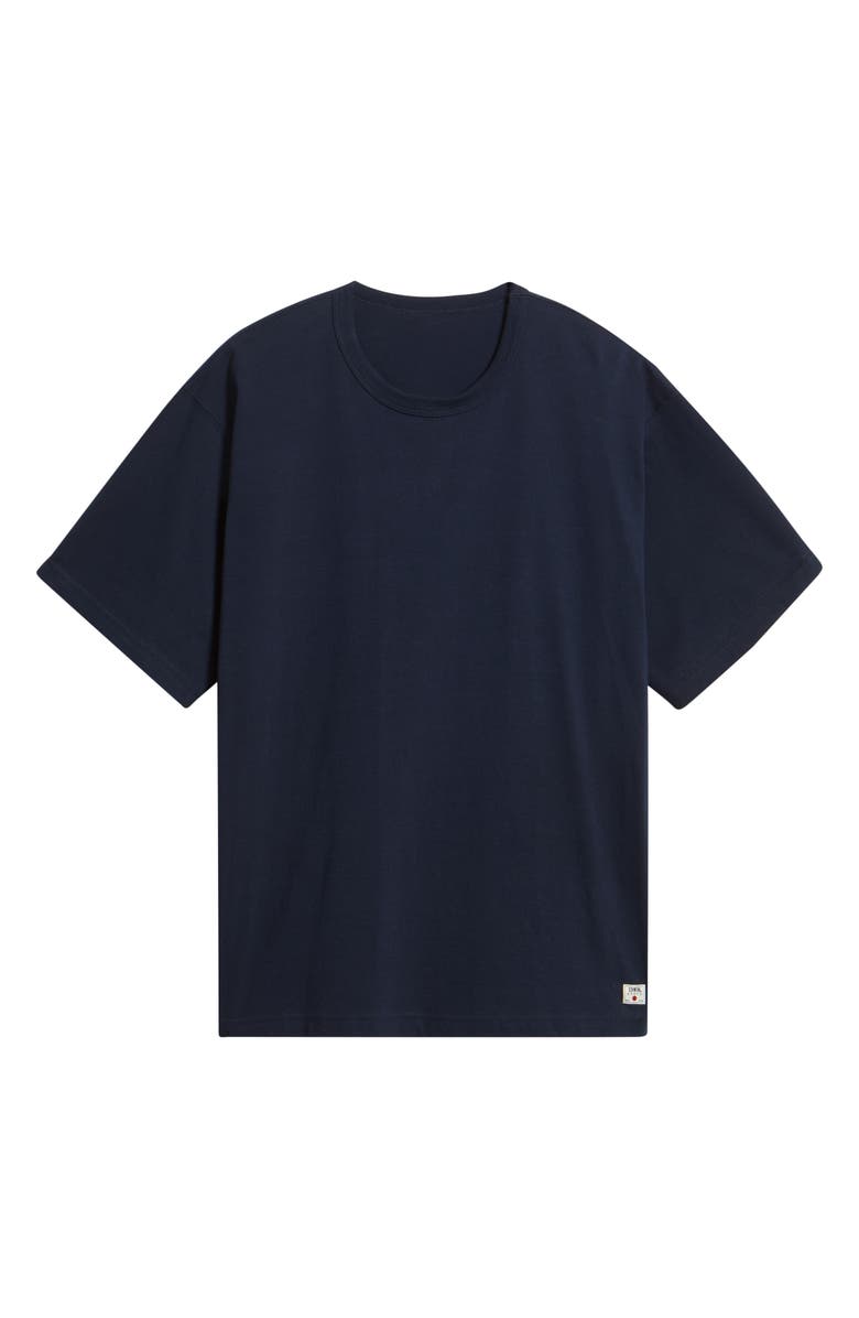 EDWIN Oversize Heavyweight Cotton T-Shirt, Alternate, color, Navy