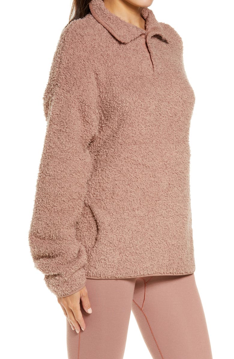 SKIMS Cozy Knit Pullover, Alternate, color, Rose Clay