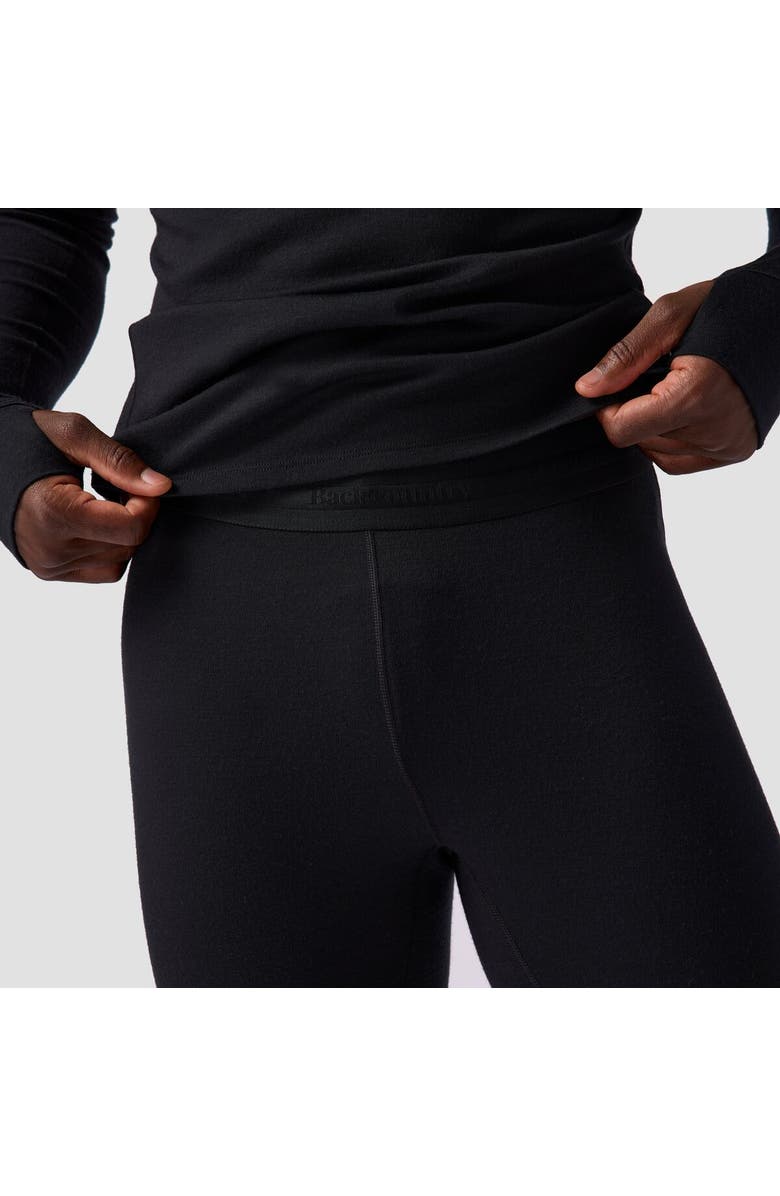 Backcountry Cedars Rws Merino Mid-Wt Baselayer 3/4 Bottom - Men's, Alternate, color, Black