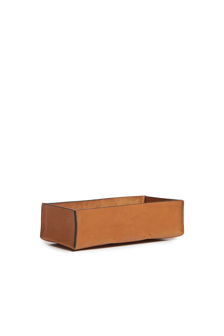 Litton Leather Desk Tray, Alternate, color, Tan